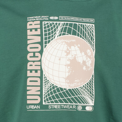 Name It jongens hoodie met backprint groen
