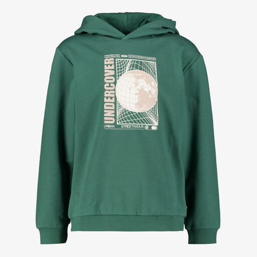 Name It jongens hoodie met backprint groen