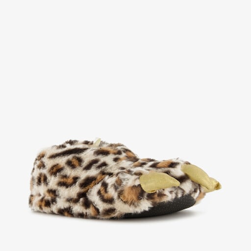 Dames pantoffels panterpoot
