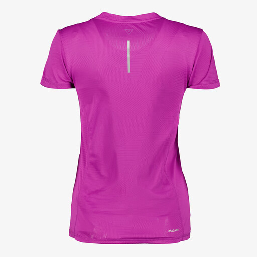 Dry dames hardloop T-shirt paars