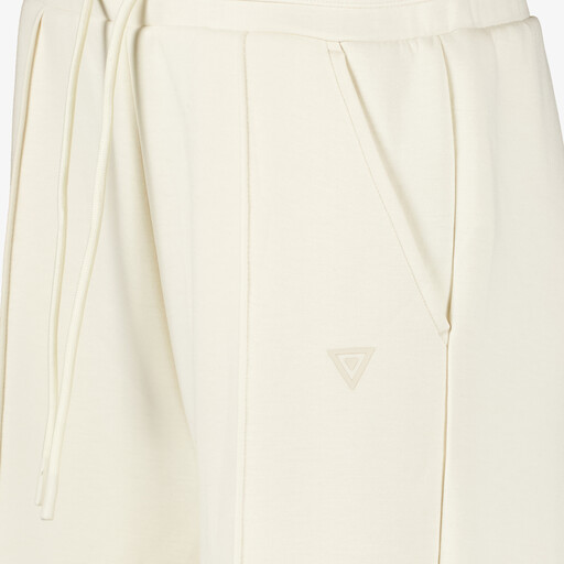 Wide leg dames trainingsbroek wit