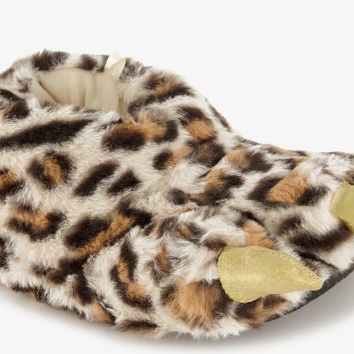 Dames pantoffels panterpoot