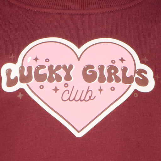 Name It meisjes sweater met hartje rood