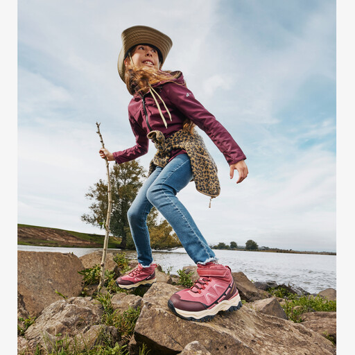 Hoge kinder wandelschoenen cat. A B