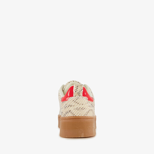 Dames sneakers met slangenprint