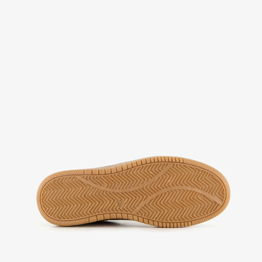 Dames sneakers met luipaardprint bruin