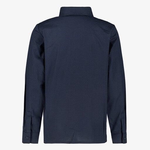 Name It jongens overhemd met borstzakje blauw