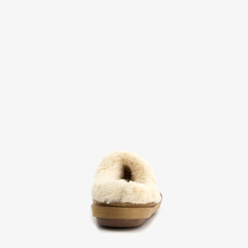Instap pantoffels beige