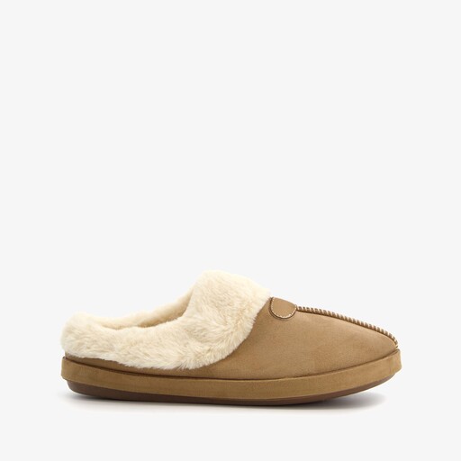 Instap pantoffels beige