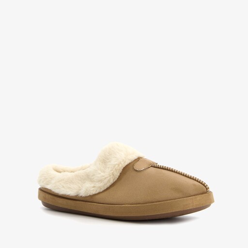 Instap pantoffels beige