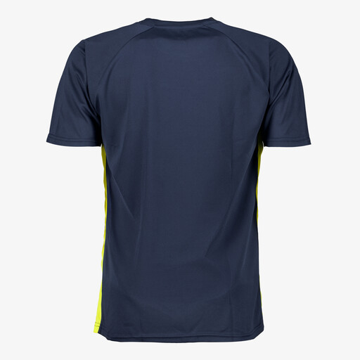 Heren voetbal T-shirt blauw