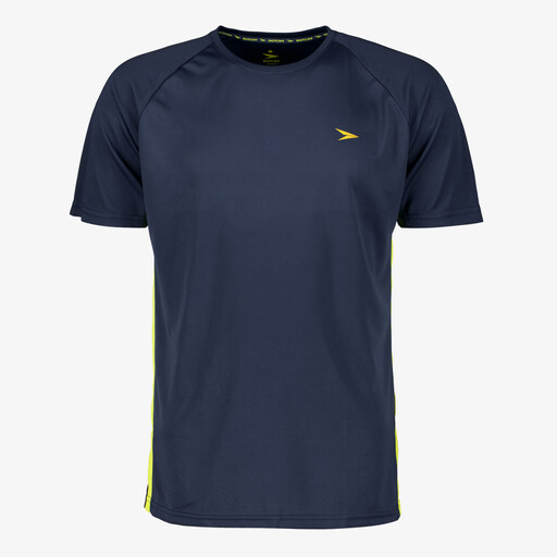 Heren voetbal T-shirt blauw