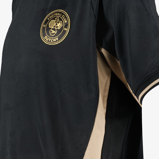 Dry kinder voetbal T-shirt zwart beige