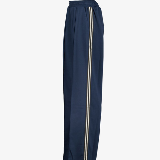 Dames wide leg broek blauw