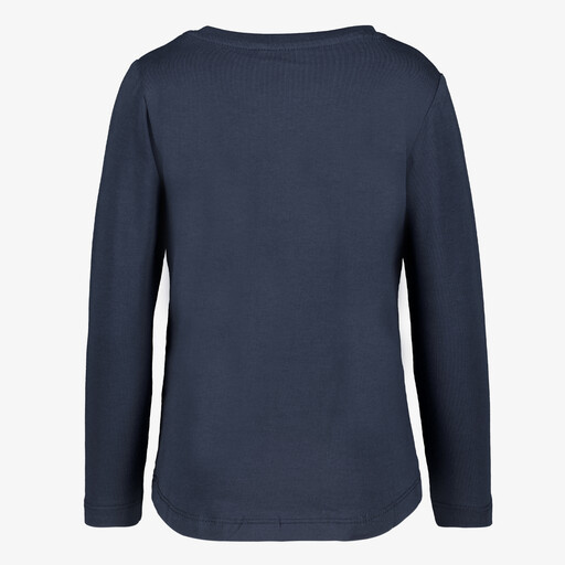 Name It meisjes T-shirt donkerblauw met strik