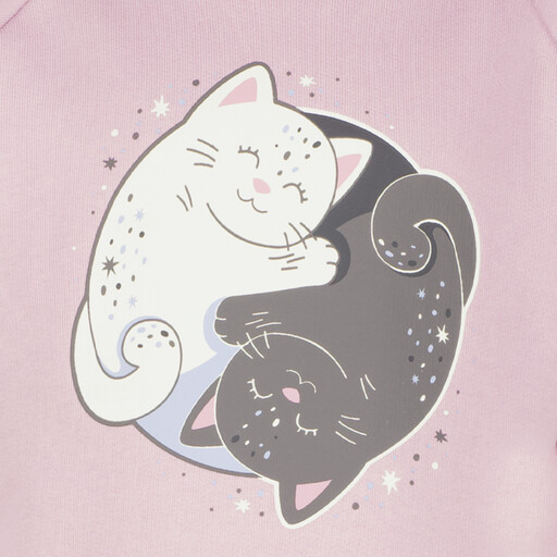 Name It meisjes trui roze met katten