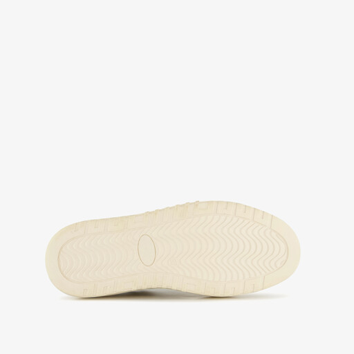 Dames sneakers met plateauzool beige