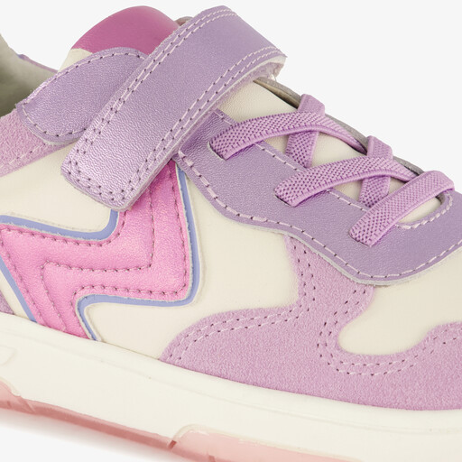 Meisjes sneakers roze paars