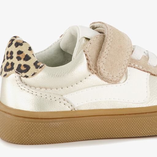 Meisjes sneakers met metallic
