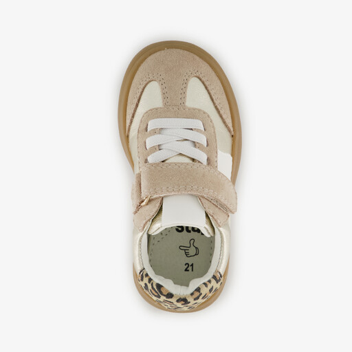 Meisjes sneakers met metallic