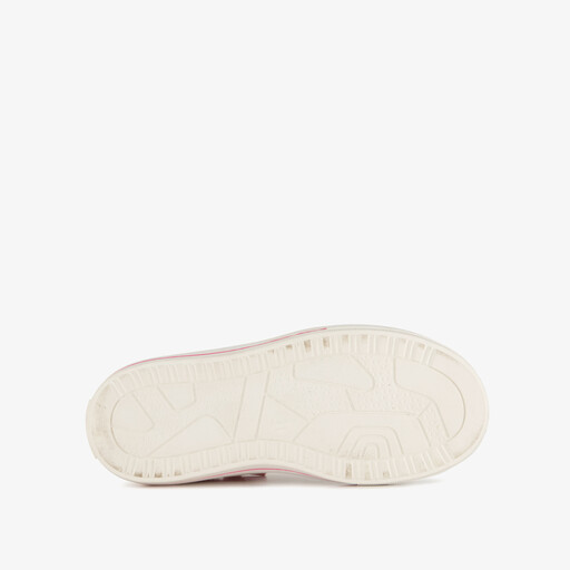 Hoge meisjes sneakers met glitters roze