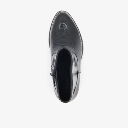 Meisjes cowboylaarsjes zwart lak