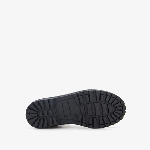 Meisjes veterboots metallic goud