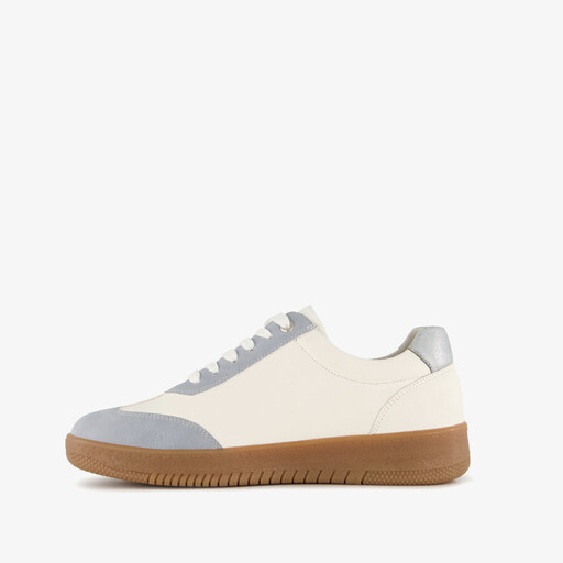 Dames sneakers blauw wit
