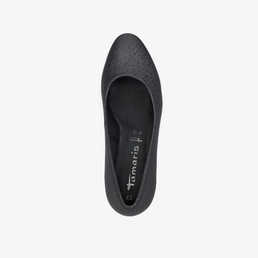 Dames pumps met glitters grijs