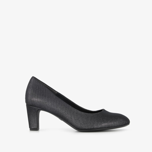 Dames pumps met glitters grijs