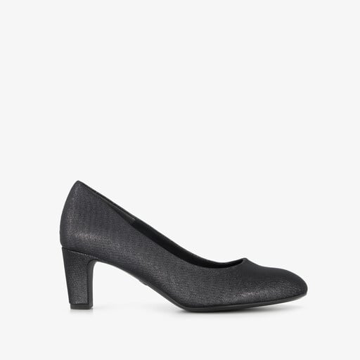 Dames pumps met glitters grijs