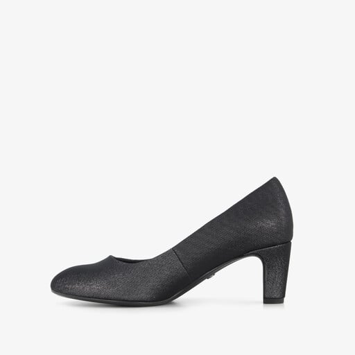 Dames pumps met glitters grijs