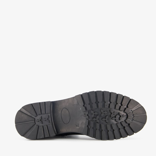 Haper leren dames Chelsea boots zwart