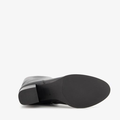 Hoge dames laarzen met hak zwart