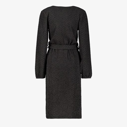 Dames jurk met glitters zwart