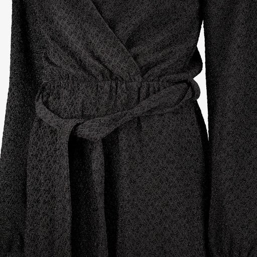 Dames jurk met glitters zwart