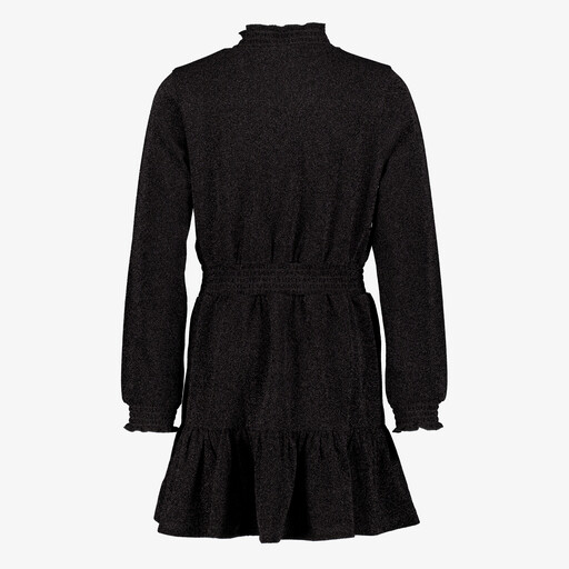 Meisjes jurk met glitters zwart