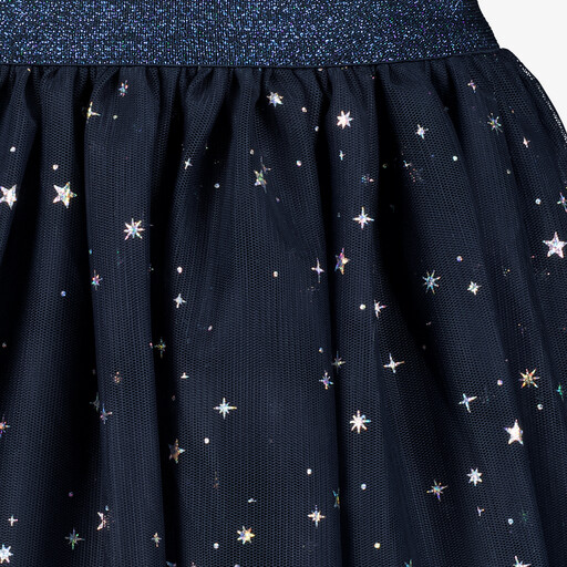 Name It meisjes rok met sterretjes blauw