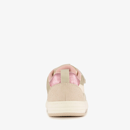 Meisjes sneakers roze metallic