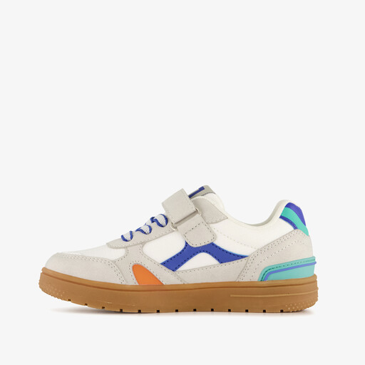 Jongens sneakers grijs blauw