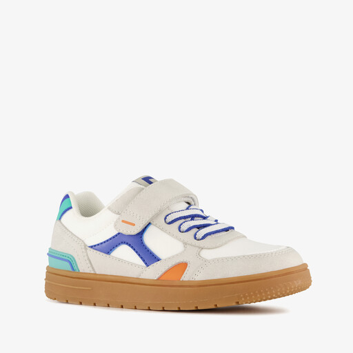 Jongens sneakers grijs blauw