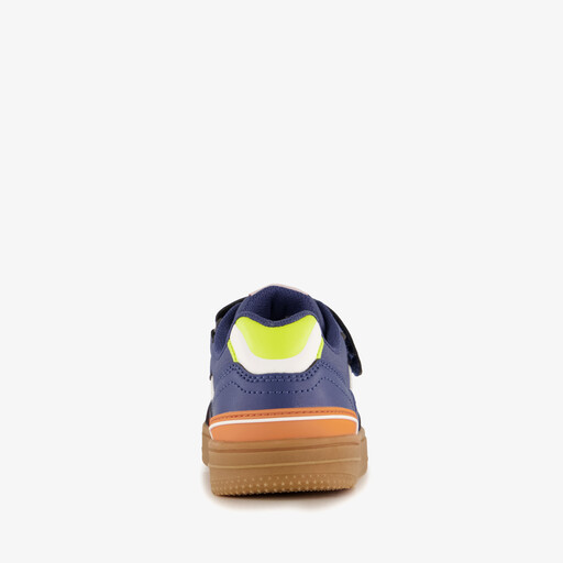 Jongens sneakers blauw oranje