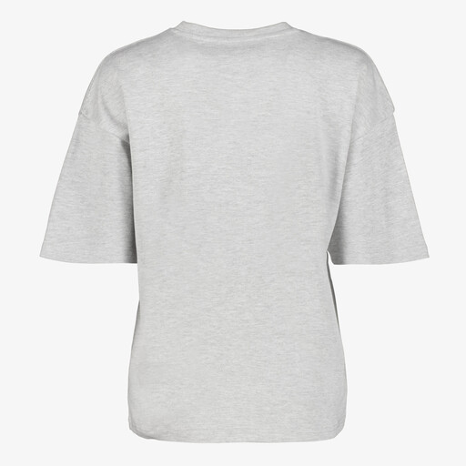 Oversized dames T-shirt grijs