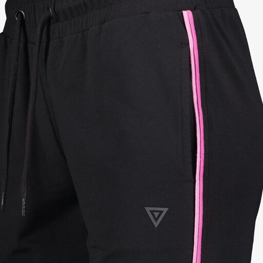 Dames trainingsbroek zwart roze