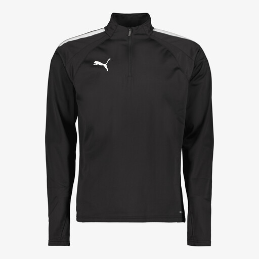 Teamliga heren trainingsshirt met lange mouwen zwart