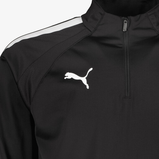 Teamliga heren trainingsshirt met lange mouwen zwart