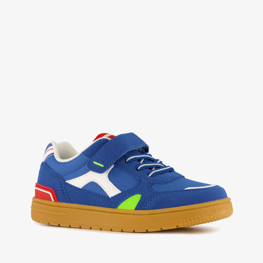 Jongens sneakers blauw rood