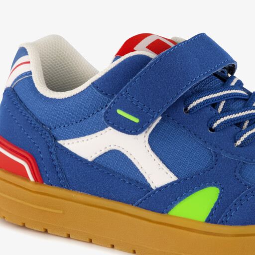 Jongens sneakers blauw rood
