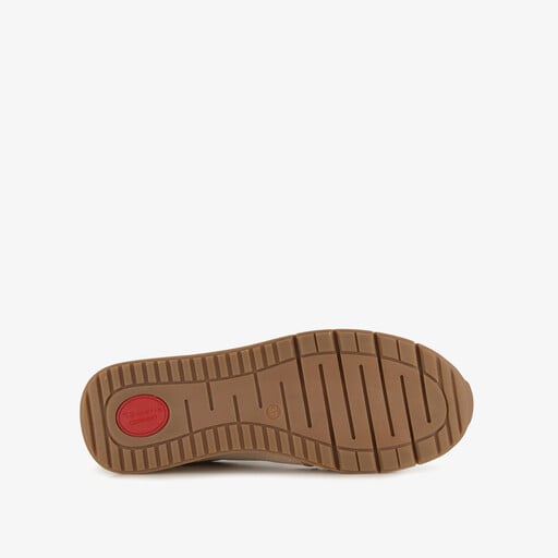 Comfort leren dames sneakers beige