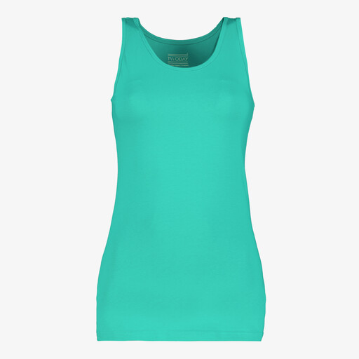 Dames singlet aquablauw